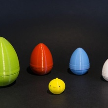 Eier balancieren Spiel Spielzeuge Spiele Basteln Tinkercadeoster 3d print model - Mito3D