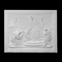 presentation virgin temple scan printable sculpture mary relief clay siena 3d print model - Mito3D