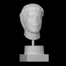 portrait prince analyse imprimable buste tête homme sculpture statue marbre noué statu nez noseles 3d print model - Mito3D
