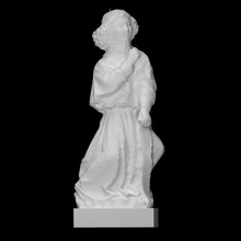 Erzengel Gabriel Verkündigung Scan Skulptur Statue Kalkstein religiös gesegnet 3d print model - Mito3D