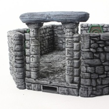 openforge 20 encounter earth shrine tabletop miniatures rpg terrain tile dungeon dnd pathfinder tiles frostgrave construction kit openforge2 3d print model - Mito3D