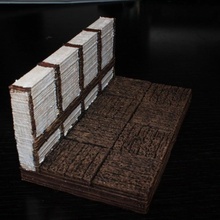 Tageschmiede Kante Tudor Mauer veraltet Tischplatte Miniaturen Rollenspiel Terrain Verlies dnd Pfadfinder Fliesen 3d print model - Mito3D