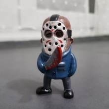 mini Jason feira 13º ventilador arte fofa estatueta Horror Wekster 3d print model - Mito3D