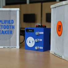 amplified stereo bluetooth speaker gadgets & electronics 3d printer amplifier arduino mini nano printing uno 3d print model - Mito3D
