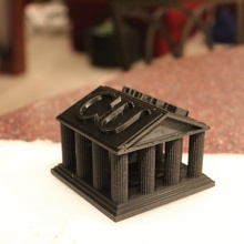 crieighton university political science architecture 3dprint creighton 3d print model - Mito3D