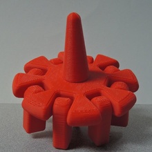 Spinnen artikuliert Waffen Spielzeuge Spiele artikulieren Spinningtop 3d print model - Mito3D