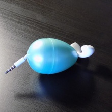 uovo auricolare titolare supporto gadget elettronica Accessori tech auricolari 3d print model - Mito3D