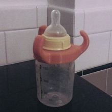baby bottle training grips - medela & garden drink food kitchen child feeding infant handles 3d print model - Mito3D