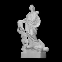 allegoria romano Chiesa scansione scultura statua marmo Italia barocco gruppo 3d print model - Mito3D