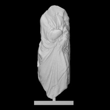angel annunciation scan broken sculpture statue marble italy group 3d print model - Mito3D