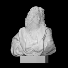 portrait carlo maratti scan bust face head man sculpture statue marble selfportrait 3d print model - Mito3D