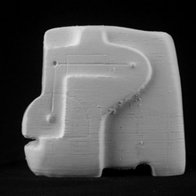 sqaure forme 1936 uea norwich numérisation henry moore 3d print model - Mito3D