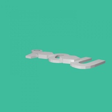 vcu keychain tinkercad 3d print model - Mito3D