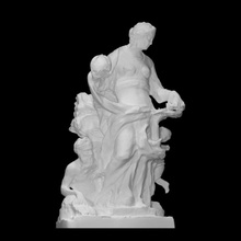 allegoria Lombardia scansione scultura donna marmo Italia barocco 3d print model - Mito3D