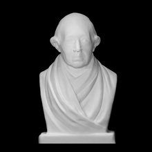 retrato johann agosto von Beyer Varredura fracasso cara cabeça homem escultura mármore Berlim 3d print model - Mito3D