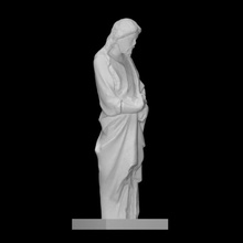 apóstol James menor escanear cuerpo figura hombre escultura estatua mármol 3d print model - Mito3D