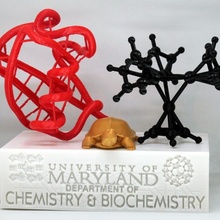 Universität Maryland Chemie Biochemie Ventilator Kunst Molekül Sumpfschildkröte repyourdept Umd 3d print model - Mito3D
