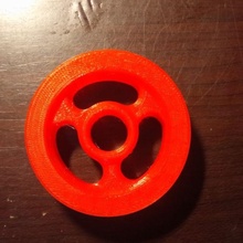 pulley spare parts physics engineering 3d print model - Mito3D