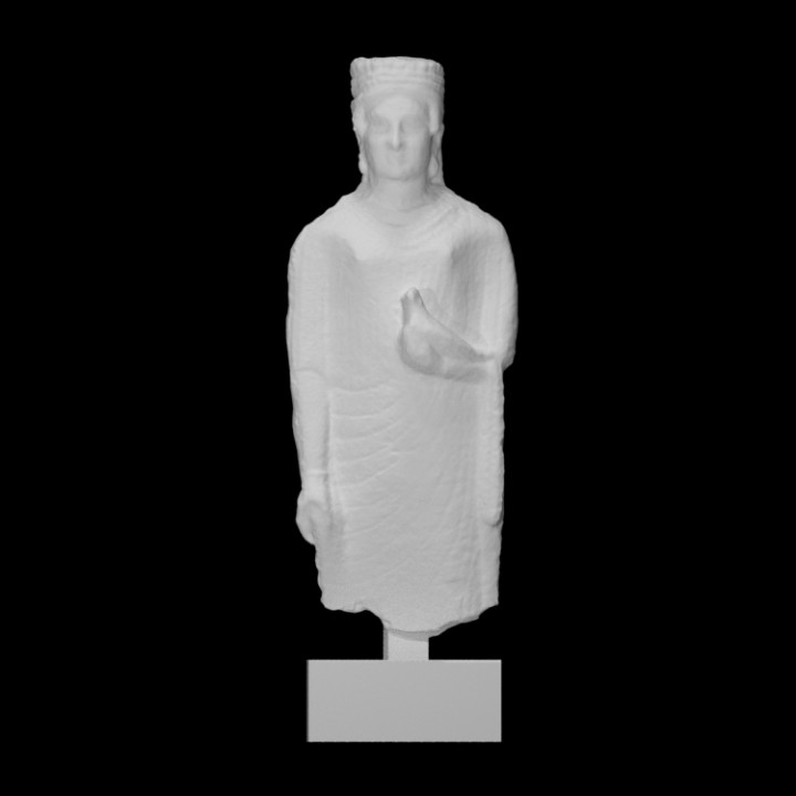 Aphrodite Scan uralt Körper Zahl Göttin griechisch Skulptur Frau Kalkstein Torso Zypern 3D print model - Mito3D