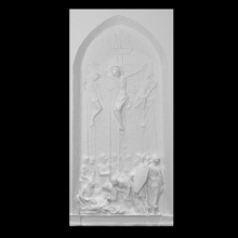 crucifixion christ scan jesus sculpture italy religious clay blessed 3d print model - Mito3D
