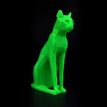 poly egyptian cat toys & games cat egyptian figure sculpture  poly 3d print model - Mito3D