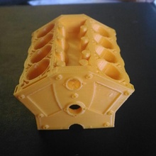v8 Motor Block Bildung Ingenieurwesen 3dmcgill repyourdept 3d print model - Mito3D