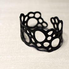 ameba pulseira jóias acessórios joalheria resumo 3d print model - Mito3D