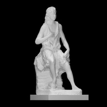 st John batista Varredura figura homem escultura estátua religioso santo argila 3d print model - Mito3D