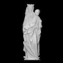 bakire çocuk taramak bebek şekil isa heykel Madonna Mary İsa 3d print model - Mito3D
