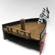 openforge pirate ship forecastle tabletop miniatures rpg terrain dungeon dnd pathfinder openforge2 3d print model - Mito3D