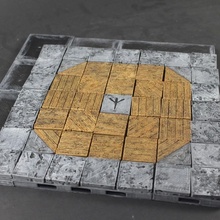 openforge 20 dynamic floor wood faces tabletop miniatures rpg terrain tile dungeon dnd pathfinder tiles openforge2 3d print model - Mito3D
