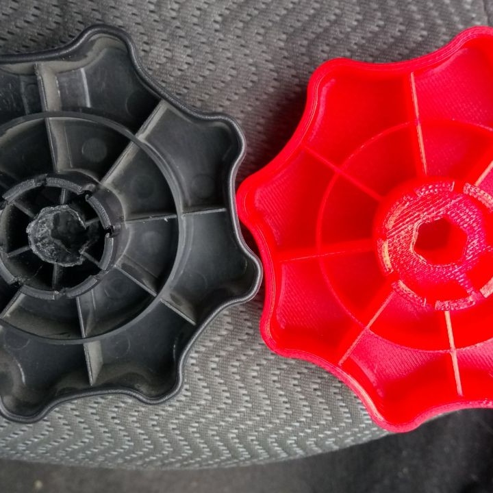 car seat adjustment knob spare parts volkswagen 3D print model - Mito3D