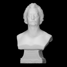 karl Richard lepsius Varredura fracasso cara cabeça homem retrato arqueologia egiptologia 3d print model - Mito3D