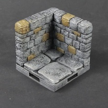 openforge 20 dungeon stone corner tabletop miniatures rpg terrain tile dnd pathfinder tiles openforge2 3d print model - Mito3D