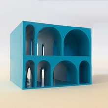 ark cafe Eğitim mimari kafe 3dmcgill bina 3d print model - Mito3D