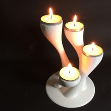 Tetra entlüften Leuchter Garten Kerze Essen Möbel Beleuchtung Tee Haushaltswaren 3d print model - Mito3D