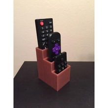 custom remote caddy & garden household living fusion360 remotes 3d print model - Mito3D