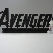 avengers rotating logo fan art gears marvel infinitywar geartrain 3d print model - Mito3D