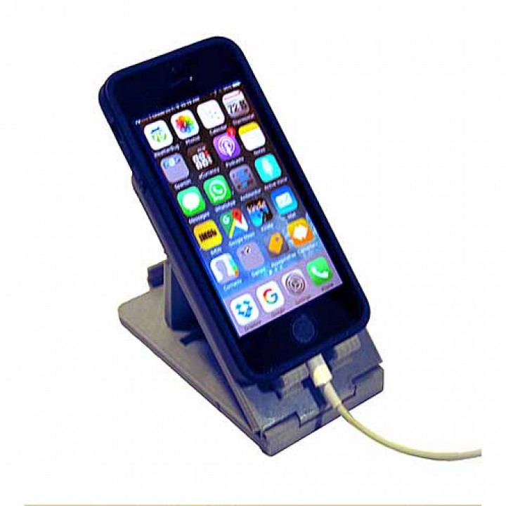 facile pieghevole Telefono In piedi gadget elettronica phonestand 3D print model - Mito3D