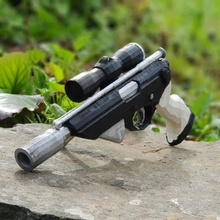 Lando Calrissian'ın x 8 gece Keskin nisanci Lazer tabanca star savaşlar sahne Kostüm oyunu film oyun Jedi destek silah xbox istasyonu 3d print model - Mito3D