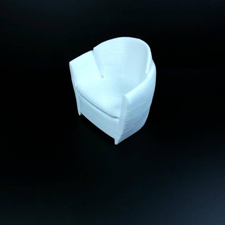 armchair & garden chair divan 3D print model - Mito3D