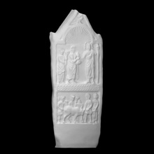 adak Rahatlama Zeus Olbios taramak Roma heykel mermer din 3d print model - Mito3D
