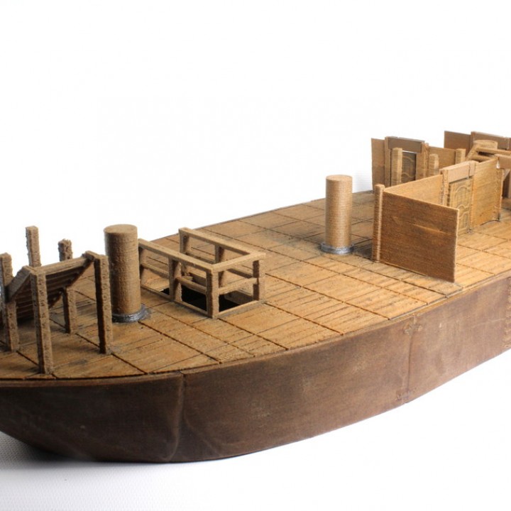 openforge pirate ship upper hold tabletop boat miniatures rpg terrain dungeon dnd pathfinder openforge2 3D print model - Mito3D