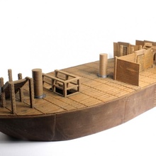 Tageschmiede Pirat Schiff Oberer höher halt Tischplatte Boot Miniaturen Rollenspiel Terrain Verlies dnd Pfadfinder openforge2 3d print model - Mito3D