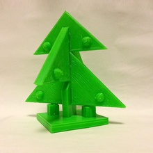flat pack office christmas tree & garden 3d print model - Mito3D
