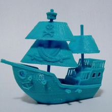 titreme kereste tezgah ayarlanabilir yelkenler oyuncaklar oyunlar tekne korsan gemi 3d print model - Mito3D