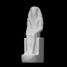 seated figure maya scan egypt sculpture statue 3d print model - Mito3D