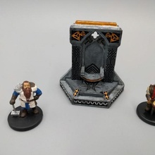 openforge dwarven throne tabletop miniatures rpg terrain tile dungeon dnd pathfinder tiles openforge2 ecaroth guest 3d print model - Mito3D