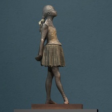 Tänzer vierzehn Farbe Scan Mädchen Skulptur Bronze Ballerina Ballett entgasen Edgar Degas 3d print model - Mito3D