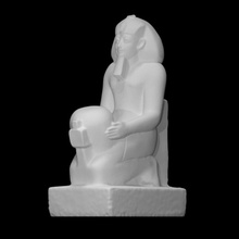 kneeling figure queen hatshepsut scan egypt sculpture statue pharaoh 3d print model - Mito3D